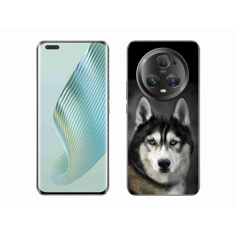 Gelový obal mmCase na mobil Honor Magic 5 Pro 5G - husky