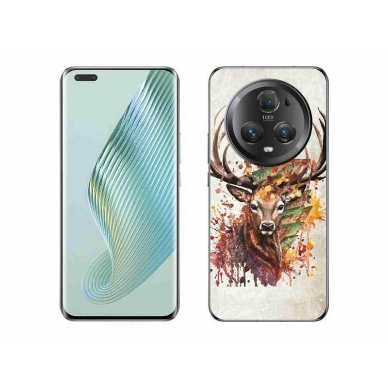 Gelový obal mmCase na mobil Honor Magic 5 Pro 5G - jelen 1