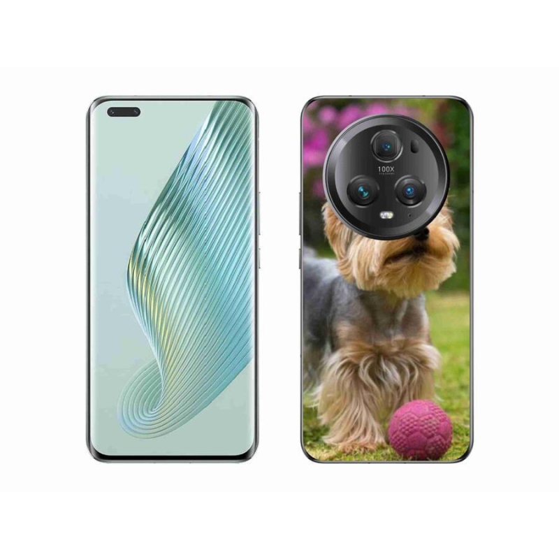 Gelový obal mmCase na mobil Honor Magic 5 Pro 5G - jorkšír 4