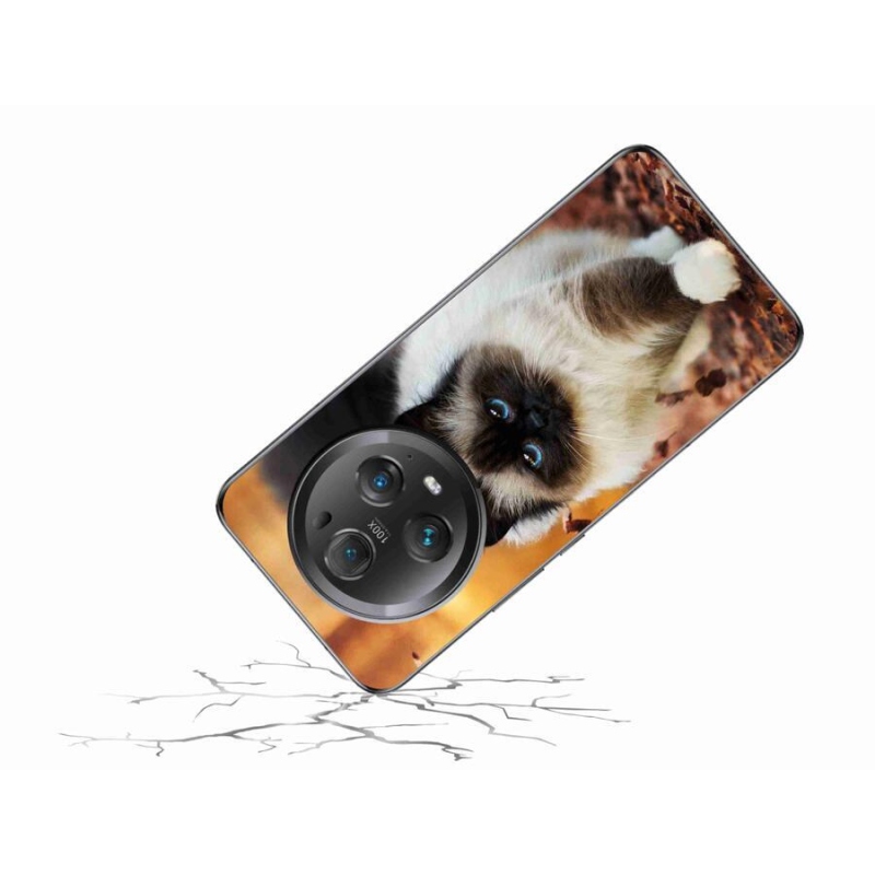 Gelový obal mmCase na mobil Honor Magic 5 Pro 5G - kočka