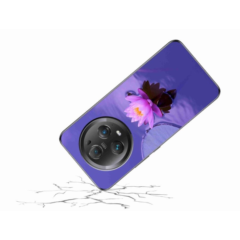 Gelový obal mmCase na mobil Honor Magic 5 Pro 5G - květ na hladině
