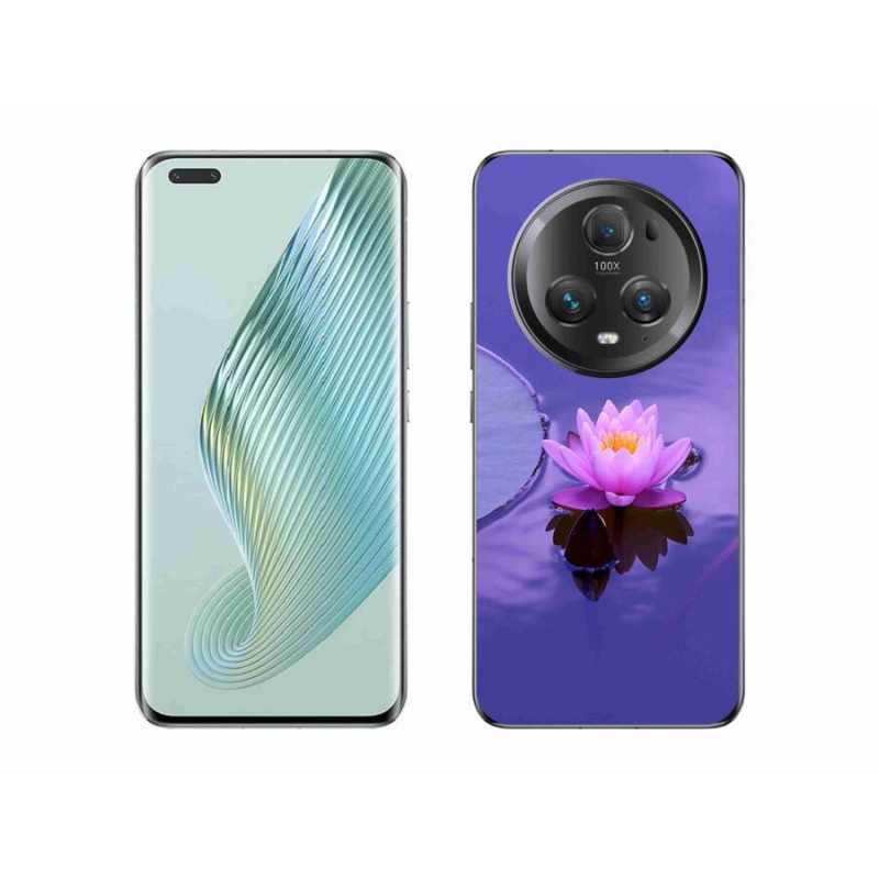 Gelový obal mmCase na mobil Honor Magic 5 Pro 5G - květ na hladině