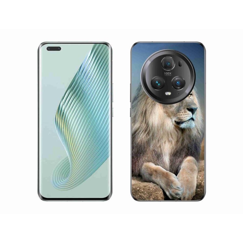Gelový obal mmCase na mobil Honor Magic 5 Pro 5G - lev 1