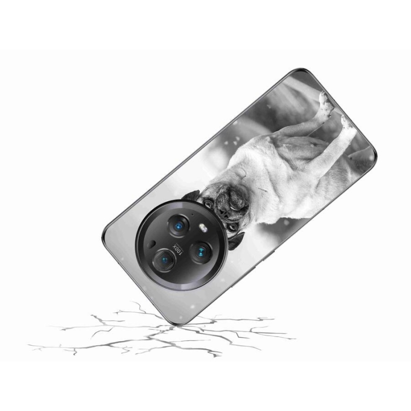 Gelový obal mmCase na mobil Honor Magic 5 Pro 5G - mops