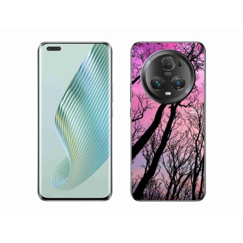 Gelový obal mmCase na mobil Honor Magic 5 Pro 5G - opadané stromy