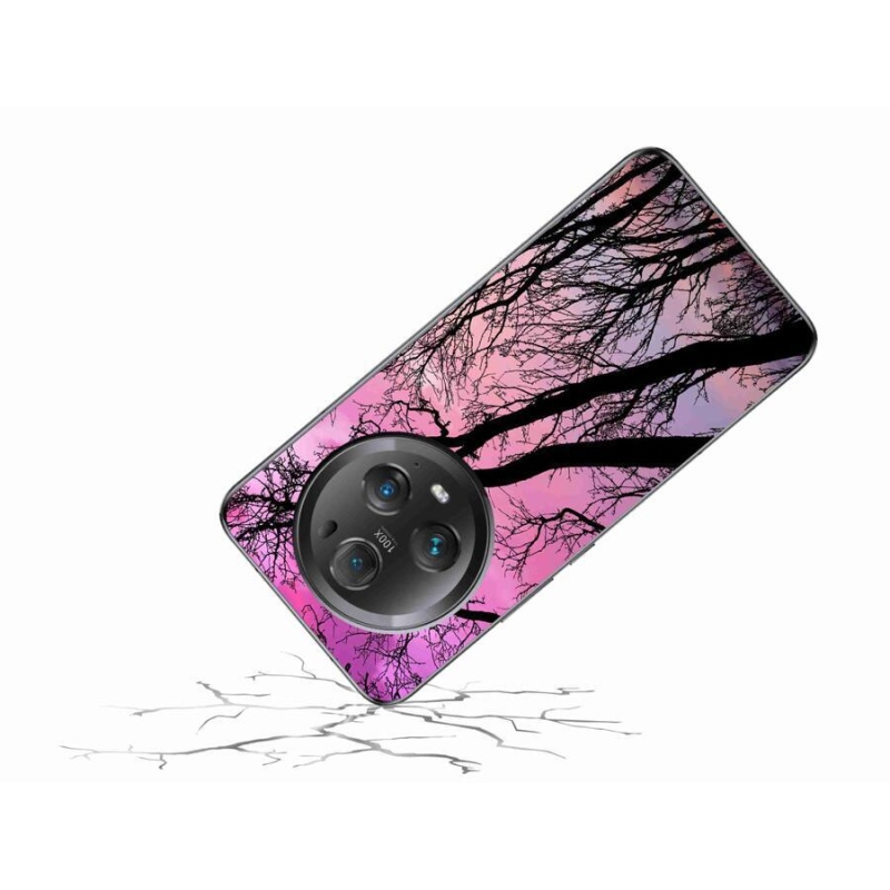 Gelový obal mmCase na mobil Honor Magic 5 Pro 5G - opadané stromy