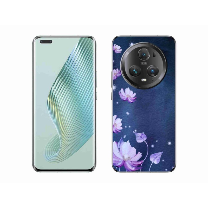 Gelový obal mmCase na mobil Honor Magic 5 Pro 5G - padající květy