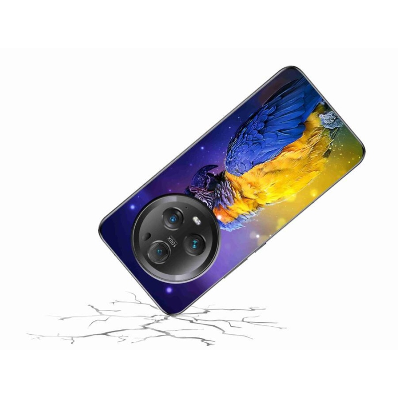 Gelový obal mmCase na mobil Honor Magic 5 Pro 5G - papoušek ara 1