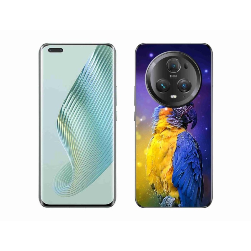 Gelový obal mmCase na mobil Honor Magic 5 Pro 5G - papoušek ara 1