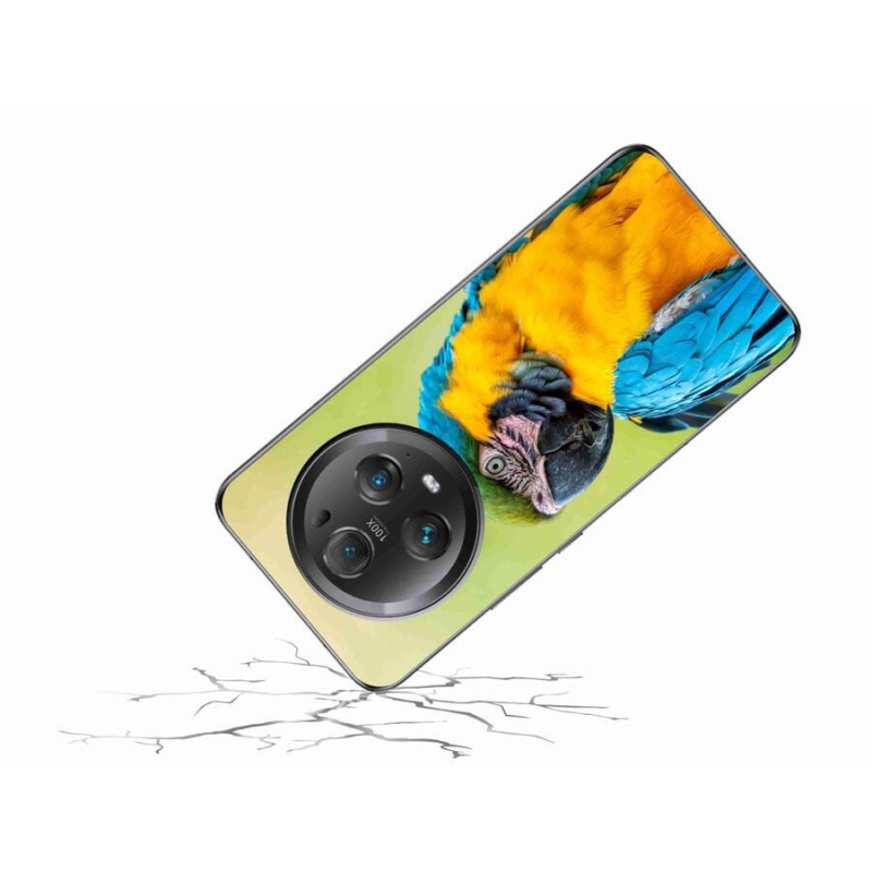 Gelový obal mmCase na mobil Honor Magic 5 Pro 5G - papoušek ara 2
