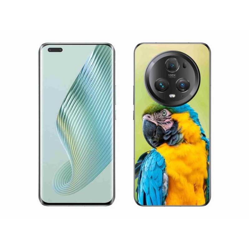 Gelový obal mmCase na mobil Honor Magic 5 Pro 5G - papoušek ara 2