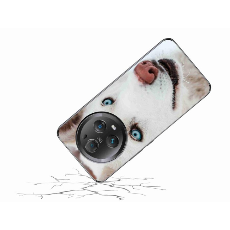 Gelový obal mmCase na mobil Honor Magic 5 Pro 5G - psí pohled