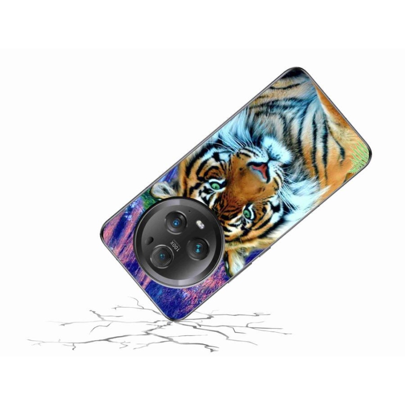 Gelový obal mmCase na mobil Honor Magic 5 Pro 5G - tygr