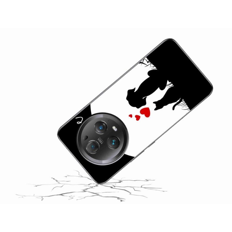 Gelový obal mmCase na mobil Honor Magic 5 Pro 5G - zvířecí láska