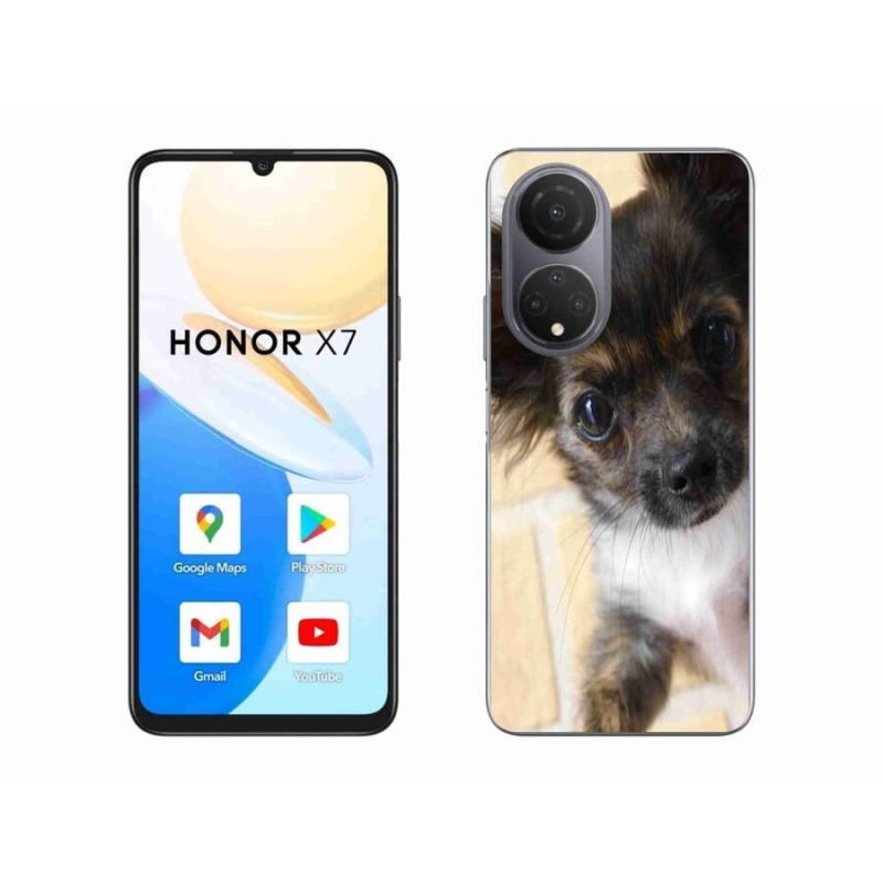 Gelový obal mmCase na mobil Honor X7 - čivava 2