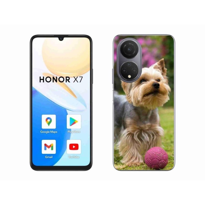 Gelový obal mmCase na mobil Honor X7 - jorkšír 4