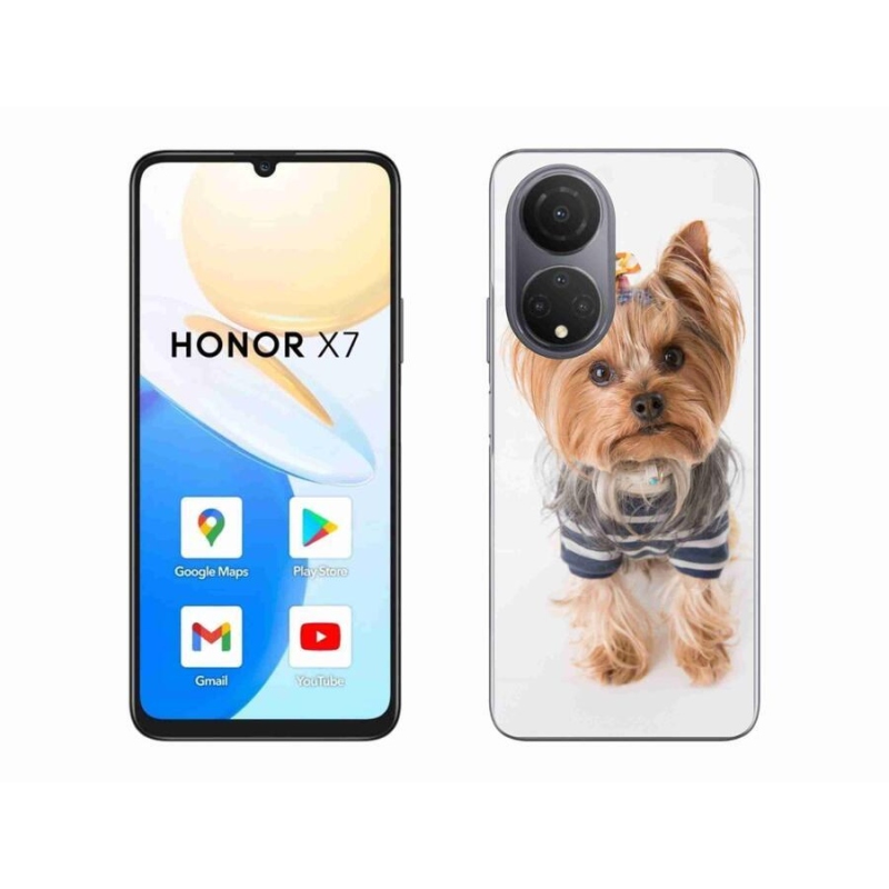 Gelový obal mmCase na mobil Honor X7 - jorkšír 7