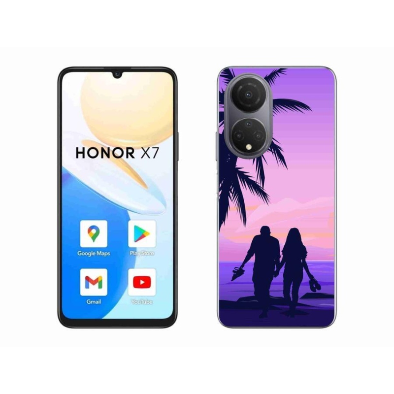 Gelový obal mmCase na mobil Honor X7 - procházka