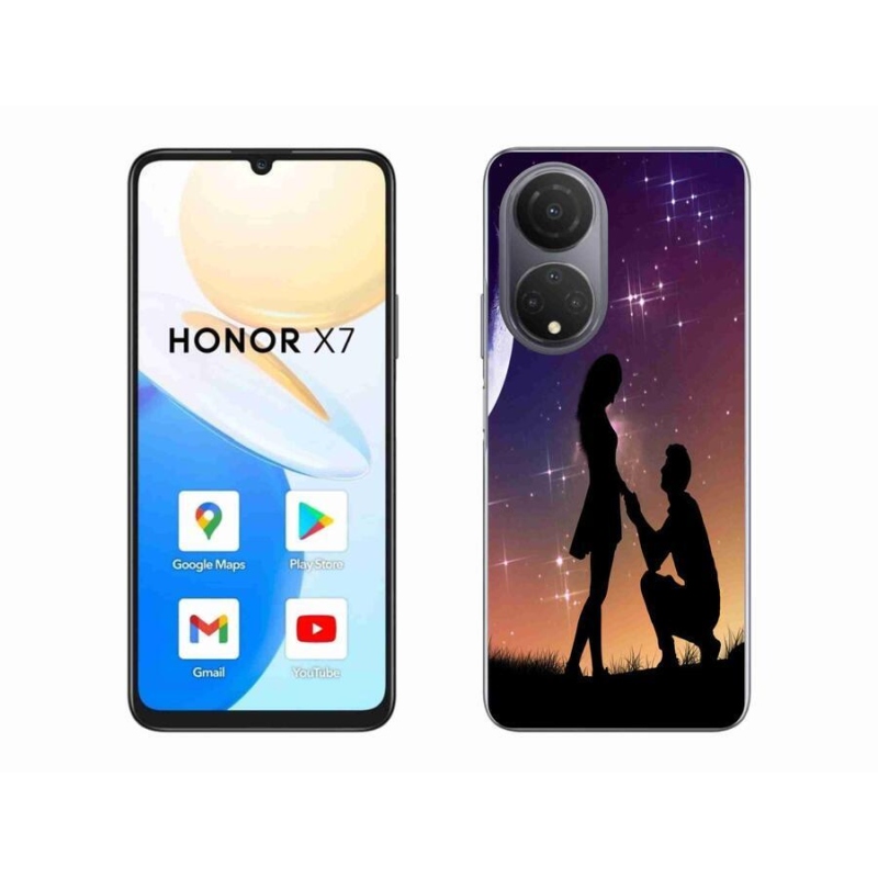 Gelový obal mmCase na mobil Honor X7 - žádost o ruku