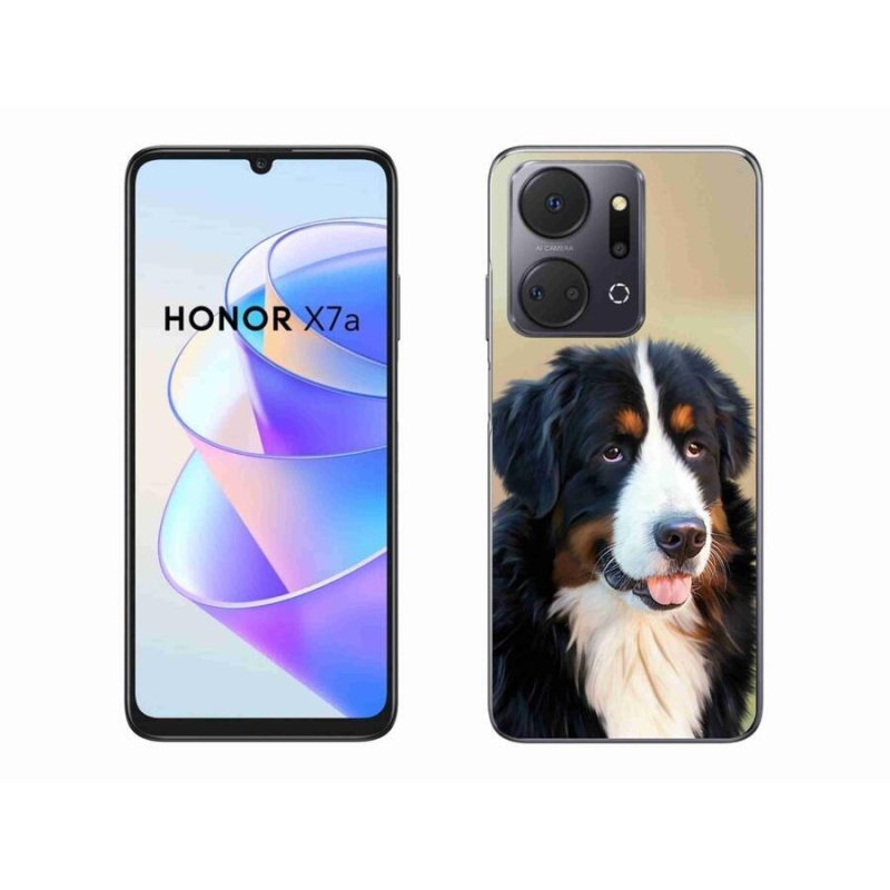 Gelový obal mmCase na mobil Honor X7a - bernský salašnický pes