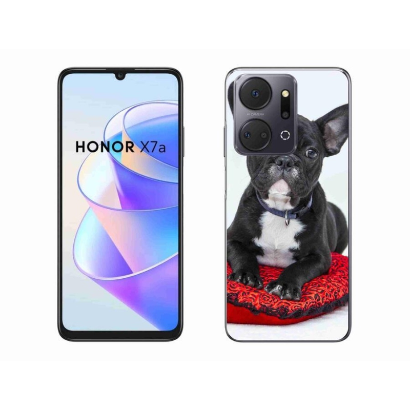 Gelový obal mmCase na mobil Honor X7a - buldok