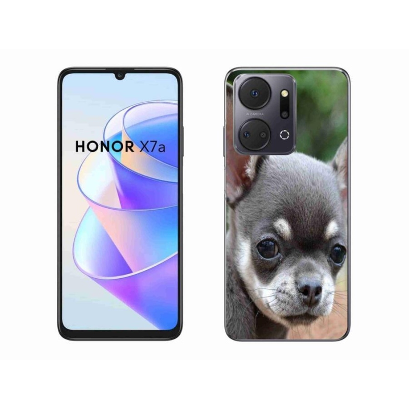 Gelový obal mmCase na mobil Honor X7a - čivava