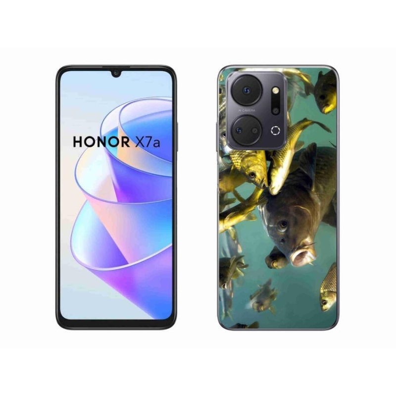 Gelový obal mmCase na mobil Honor X7a - hejno ryb