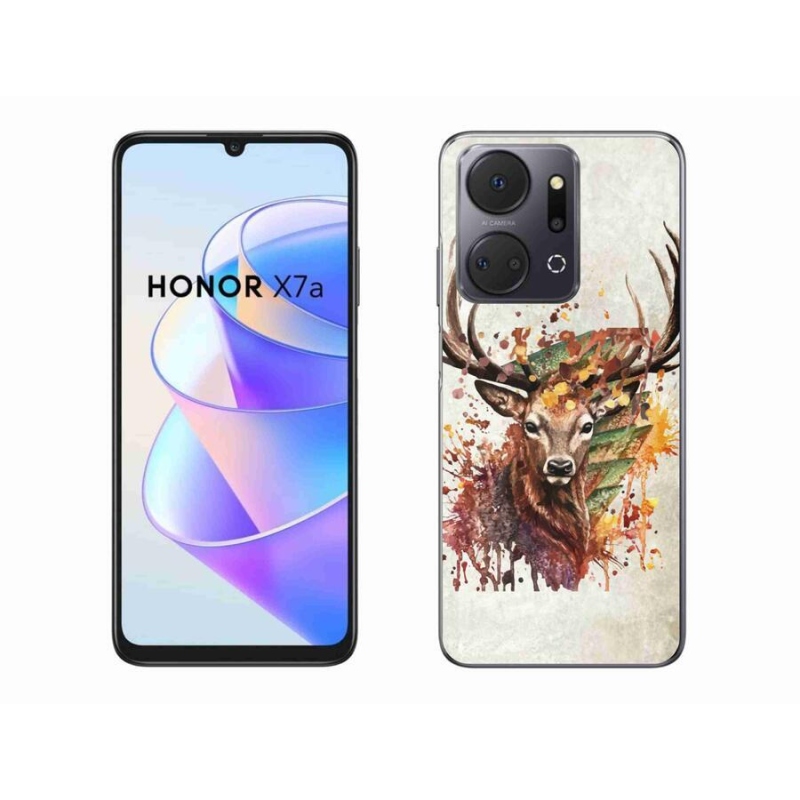 Gelový obal mmCase na mobil Honor X7a - jelen 1