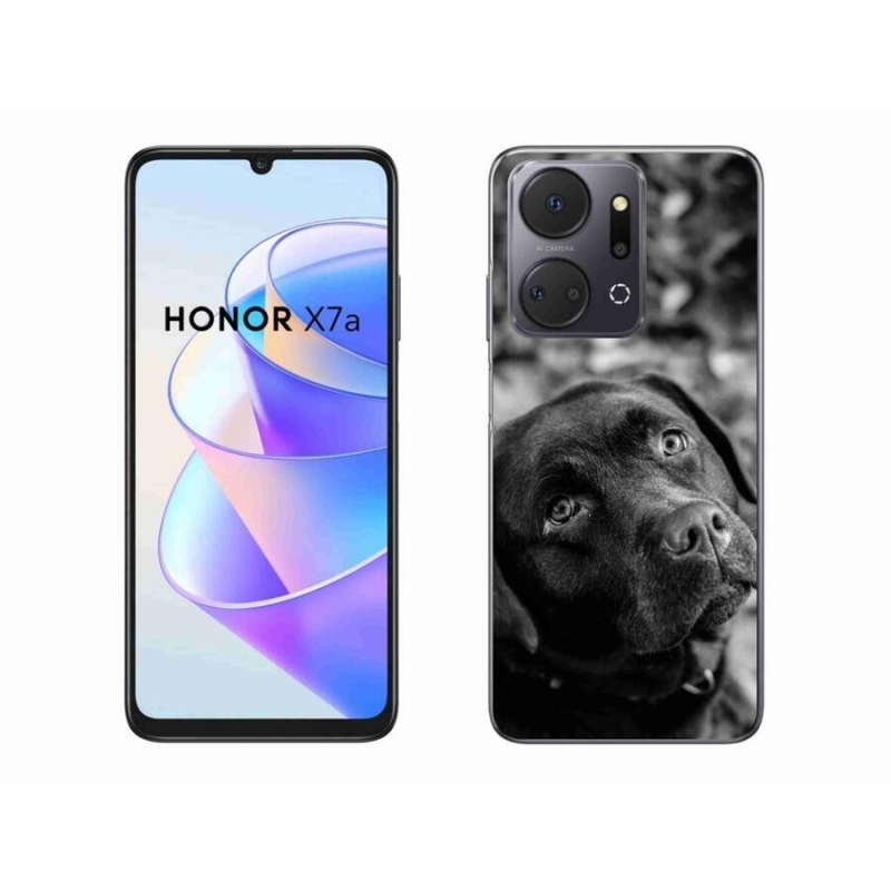 Gelový obal mmCase na mobil Honor X7a - labrador