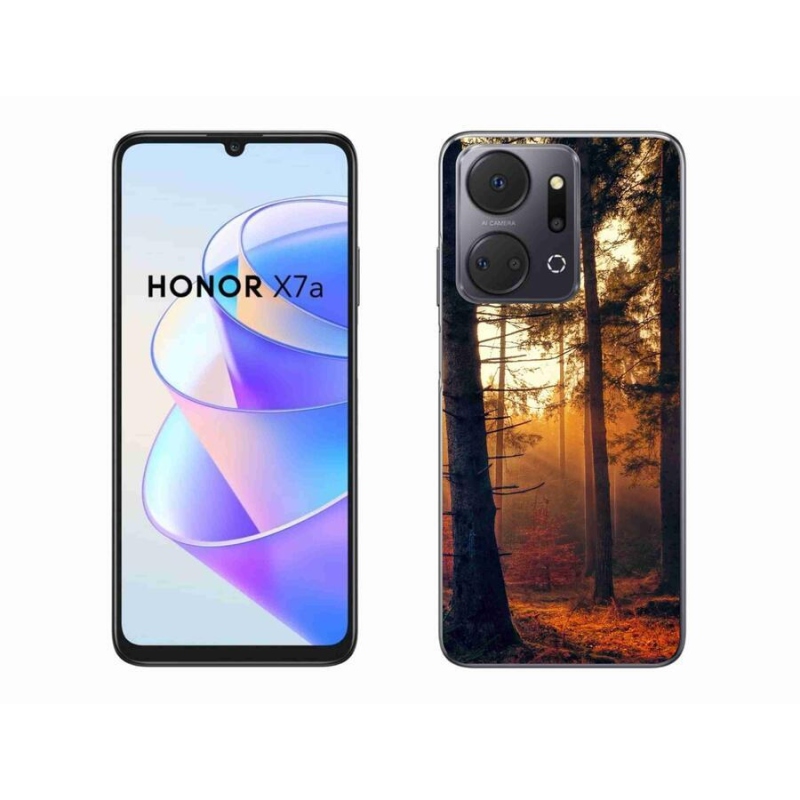 Gelový obal mmCase na mobil Honor X7a - les