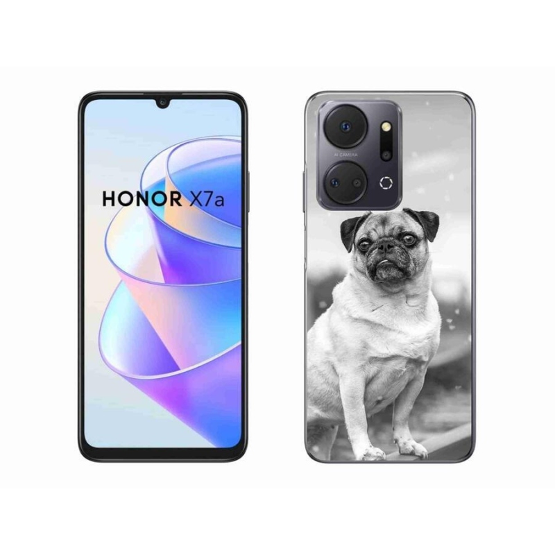 Gelový obal mmCase na mobil Honor X7a - mops
