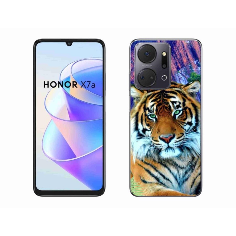 Gelový obal mmCase na mobil Honor X7a - tygr