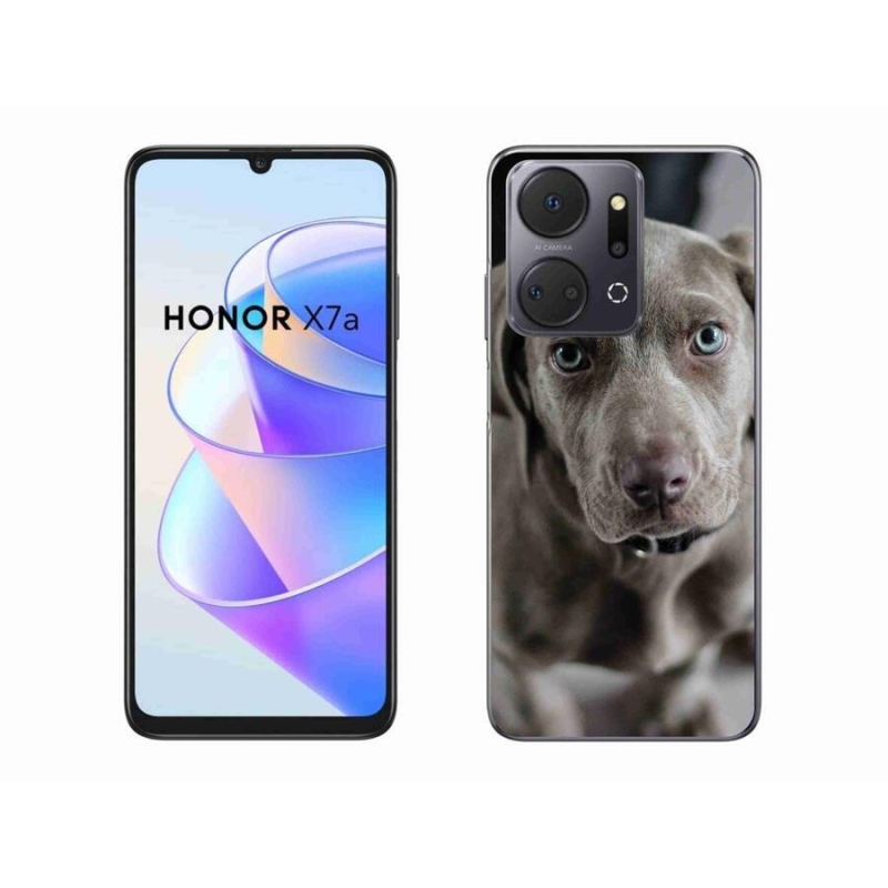 Gelový obal mmCase na mobil Honor X7a - výmarský ohař