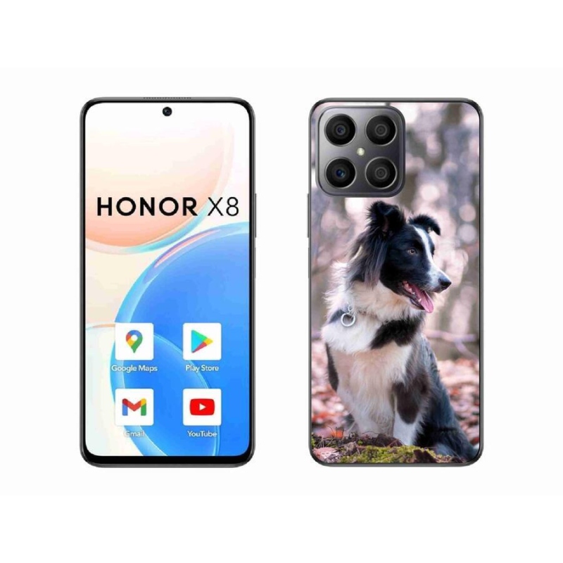 Gelový obal mmCase na mobil Honor X8 4G - border kolie 2