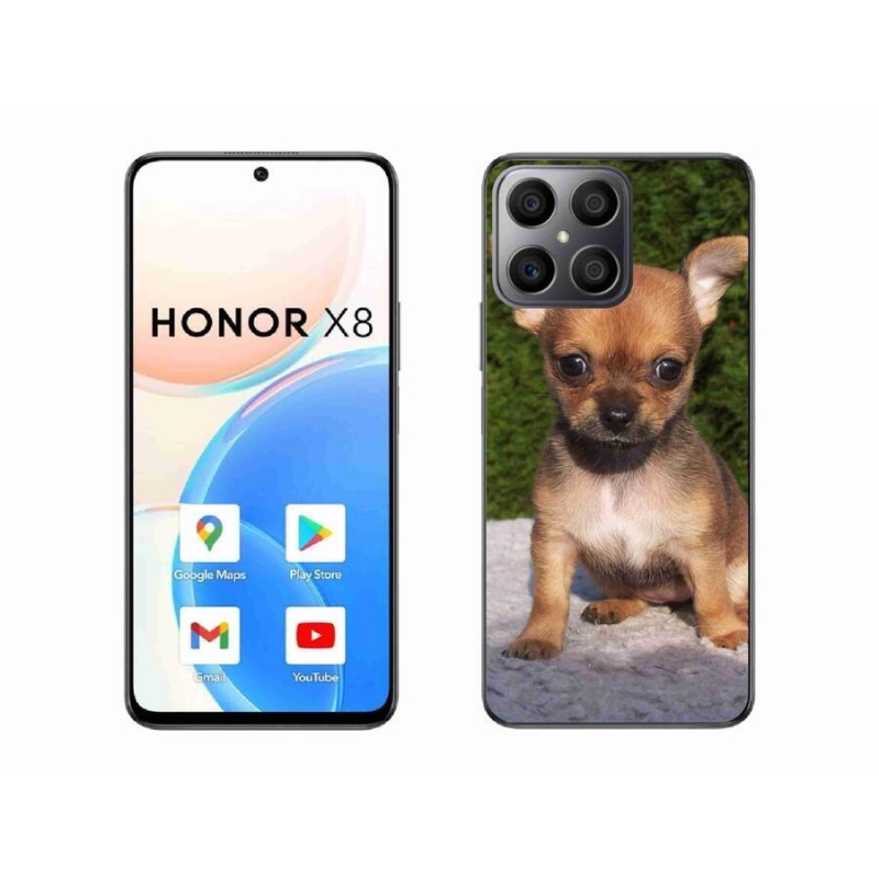 Gelový obal mmCase na mobil Honor X8 4G - čivava 3