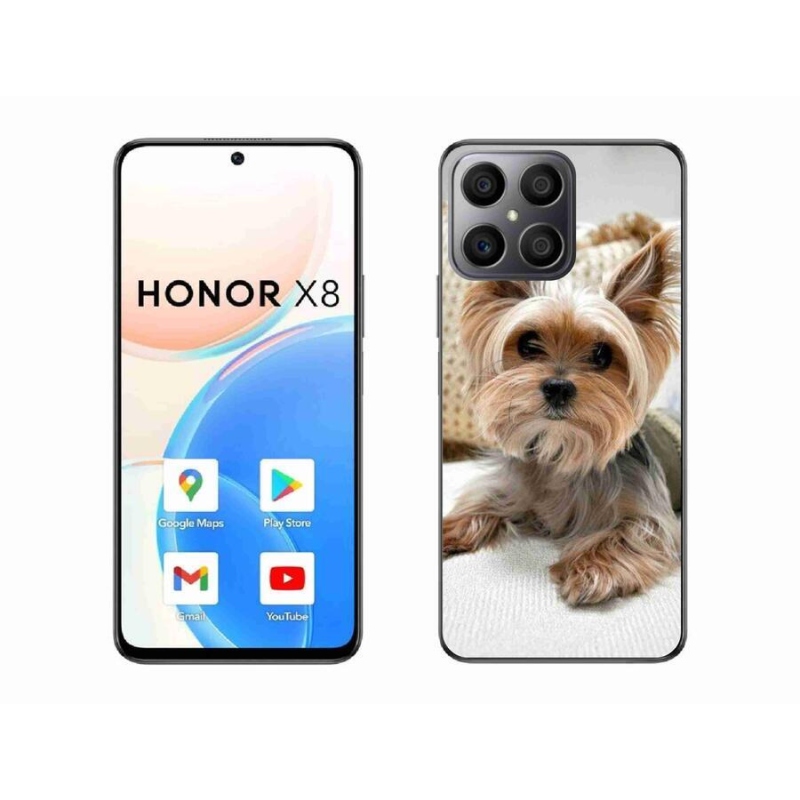 Gelový obal mmCase na mobil Honor X8 4G - jorkšír 5