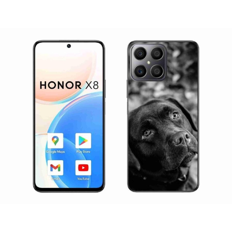 Gelový obal mmCase na mobil Honor X8 4G - labrador