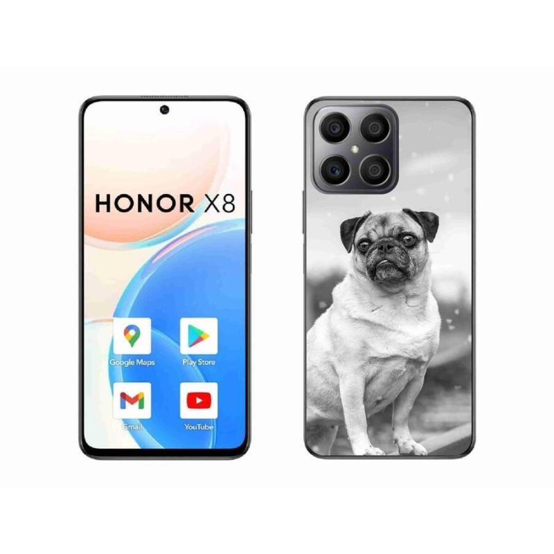 Gelový obal mmCase na mobil Honor X8 4G - mops