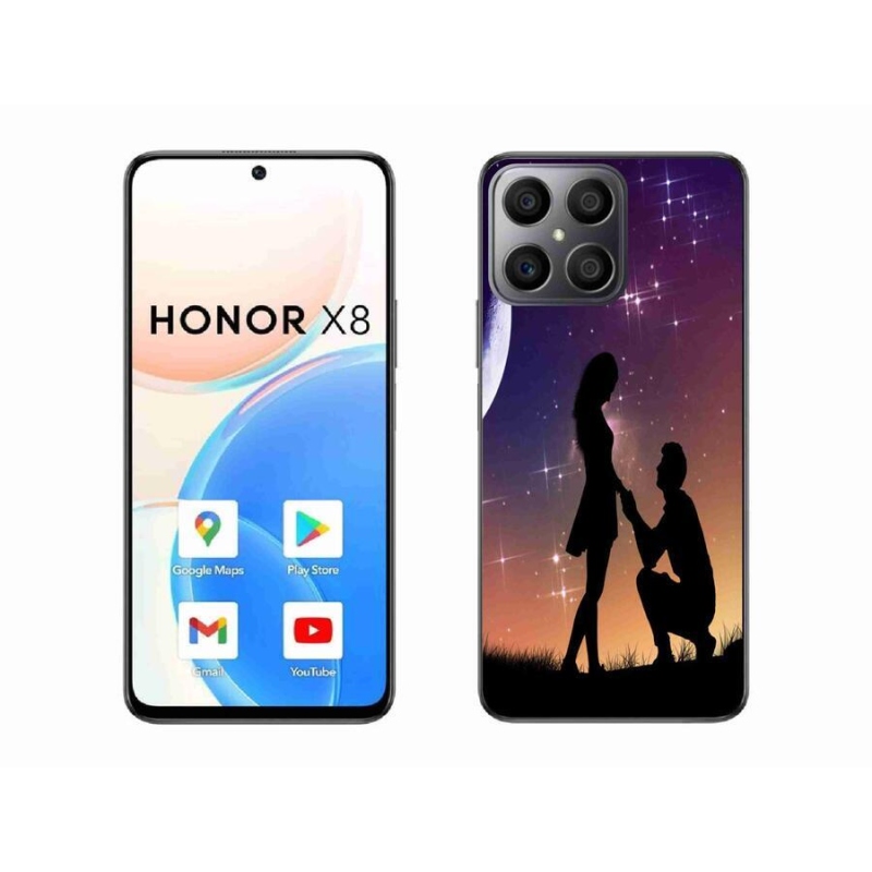 Gelový obal mmCase na mobil Honor X8 4G - žádost o ruku