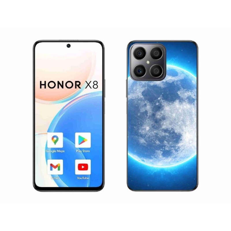 Gelový obal mmCase na mobil Honor X8 4G - zeměkoule