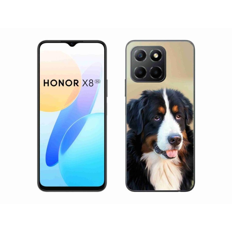 Gelový obal mmCase na mobil Honor X8 5G/Honor 70 Lite 5G - bernský salašnický pes
