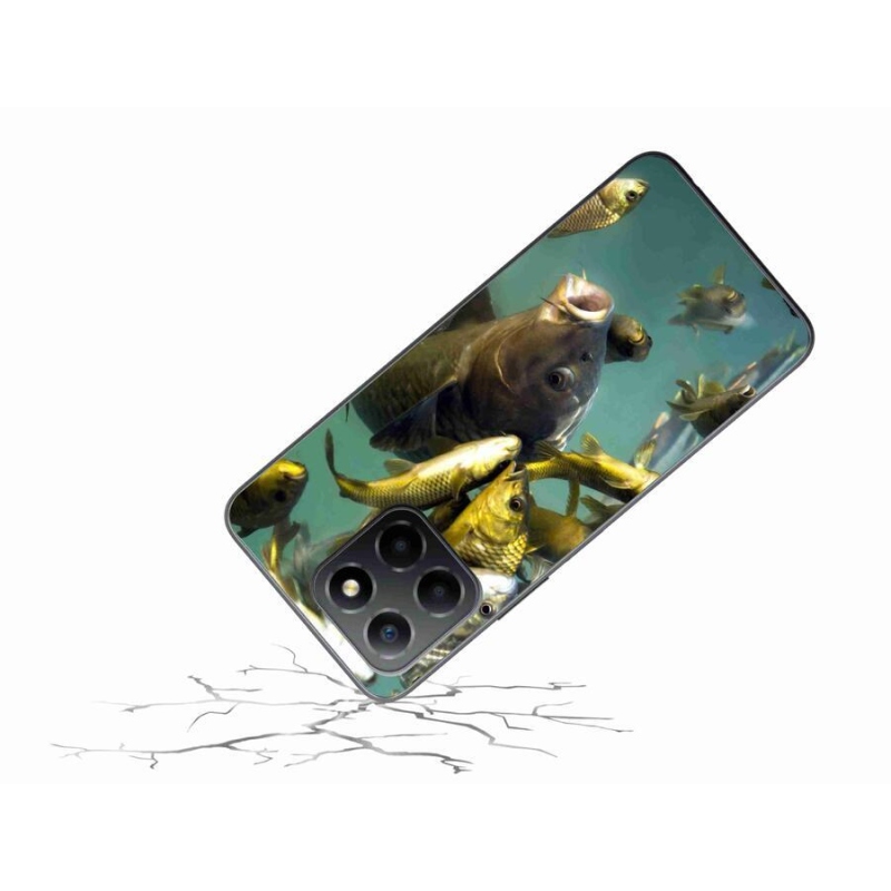 Gelový obal mmCase na mobil Honor X8 5G/Honor 70 Lite 5G - hejno ryb