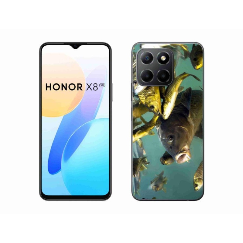 Gelový obal mmCase na mobil Honor X8 5G/Honor 70 Lite 5G - hejno ryb