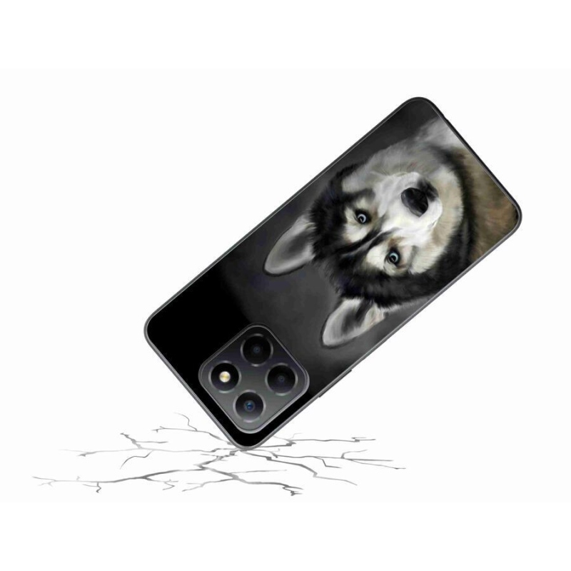 Gelový obal mmCase na mobil Honor X8 5G/Honor 70 Lite 5G - husky