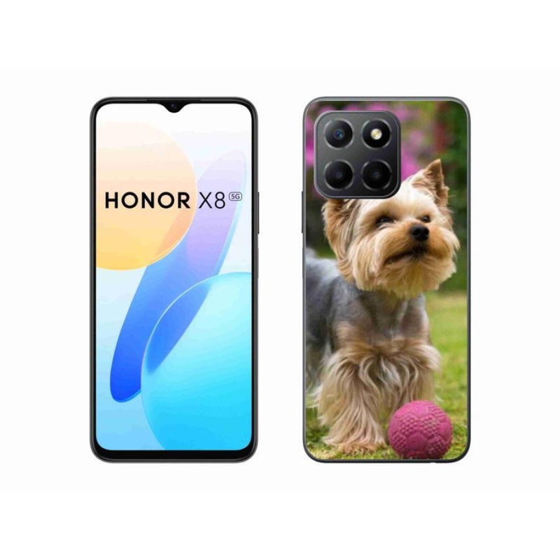 Gelový obal mmCase na mobil Honor X8 5G/Honor 70 Lite 5G - jorkšír 4