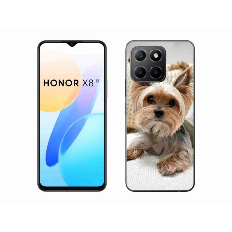 Gelový obal mmCase na mobil Honor X8 5G/Honor 70 Lite 5G - jorkšír 5
