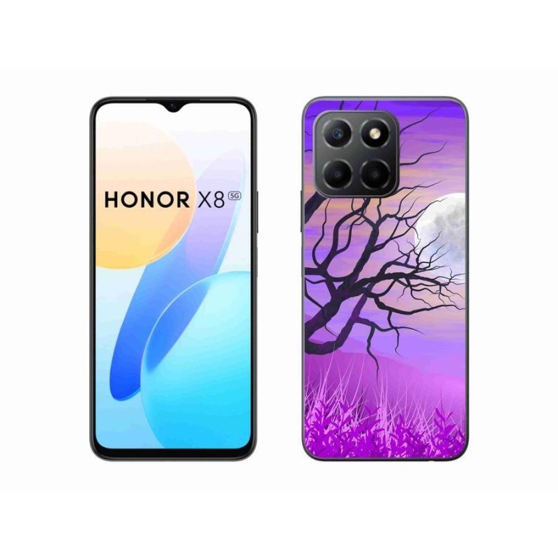 Gelový obal mmCase na mobil Honor X8 5G/Honor 70 Lite 5G - kreslený opadaný strom