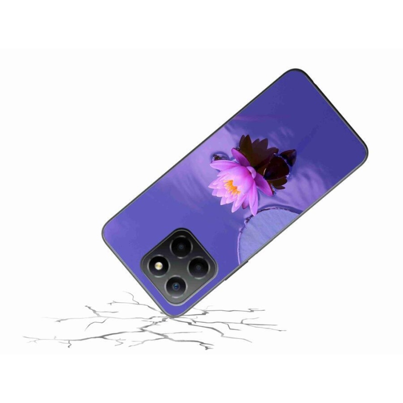 Gelový obal mmCase na mobil Honor X8 5G/Honor 70 Lite 5G - květ na hladině