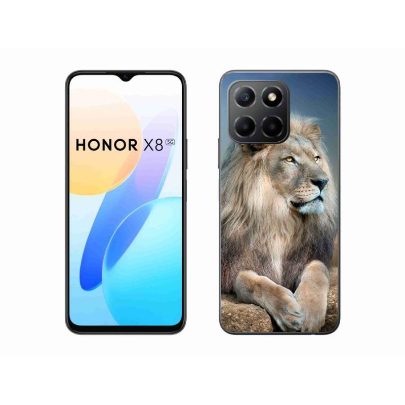 Gelový obal mmCase na mobil Honor X8 5G/Honor 70 Lite 5G - lev 1