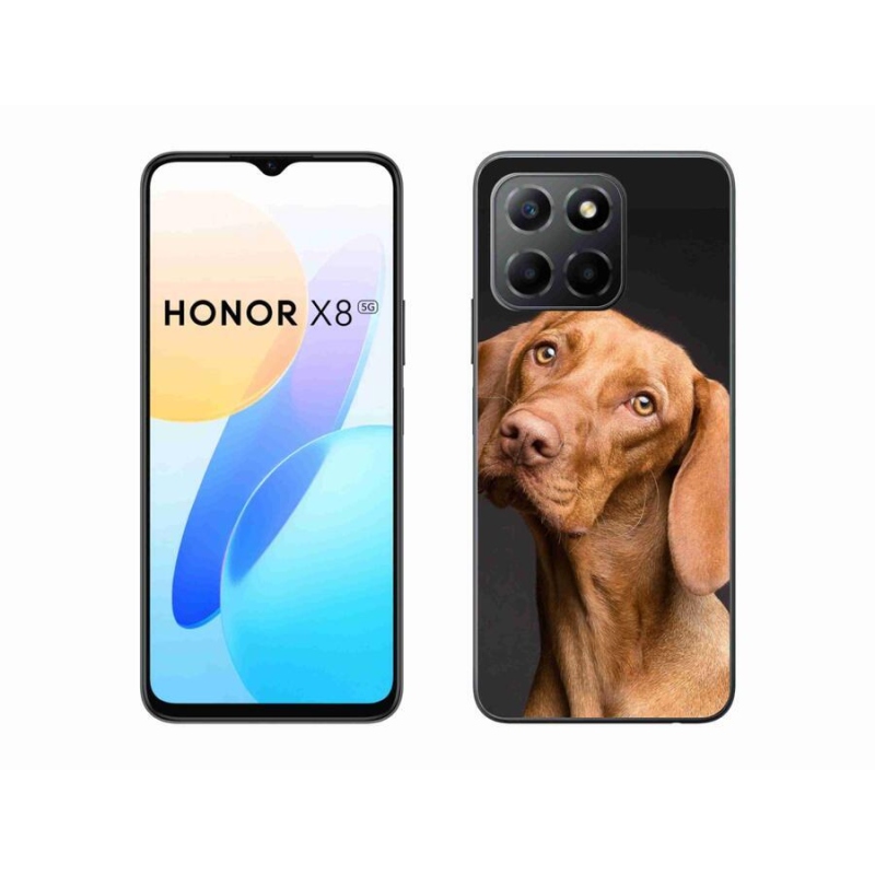 Gelový obal mmCase na mobil Honor X8 5G/Honor 70 Lite 5G - maďarský ohař